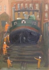 Slipway Boat, Ramsgate - 6x8" - Oil on panel.